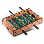 Mini Babyfoot de Table FISHTEC Équipement Complet en Bois - Enfants Adulte - Jeu de Table Soccer - Baby-Foot - 48