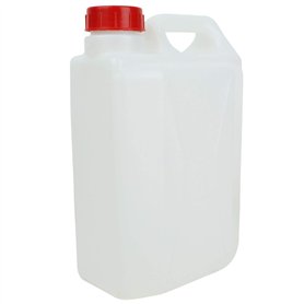 Linxor - Bidon en Plastique (PEHD) pour Usage Alimentaire avec Bouchon - 5L