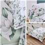 Linnea Taie de traversin 200x43 cm Percale 100% Coton Magnolia Vert Sauge