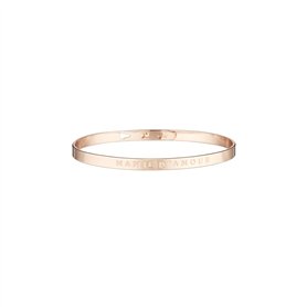 BAM! BIJOUX A MESSAGES Bracelet Jonc Classique à message en Laiton : Mamie d'amour