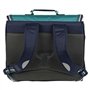 Tann's - Cartable 41cm Les Fantaisies Alexandre Vert - Broderies Ballons Basket Foot Rugby - Cartable Scolaire garçon 2 Soufflet
