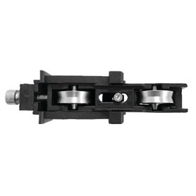 Chariot Double réglable matériau de synthèse Galets INOX 160 kg ref DS 4551