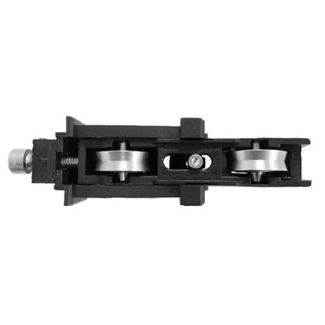 Chariot Double réglable matériau de synthèse Galets INOX 160 kg ref DS 4551