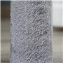 PawHut Arbre à Chat Arbre à Grimper griffoir pour Chat Balle Suspendue Hauteur 43 cm avec Poteau Jute à griffer Gris