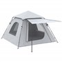 Outsunny Tente de Camping Tente Pop up avec Porche légère 2-3 pers. Tente dôme étanche légère ventilée Facile à Monter Crochet d