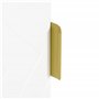 kleankin Armoire Murale de Salle de Bain- Meuble de Rangement - avec étagère réglable - dim. 40L x 15l x 60H cm Blanc