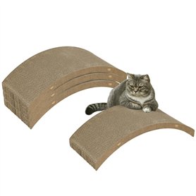 PawHut Lot de 4 griffoir Chats Carton