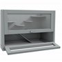 PawHut Cage pour Hamsters Souris Petits rongeurs Multi-équipements Rampe Plateformes Toit ouvrant grillagé Porte Gris