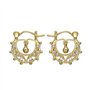 BOBIJOO JEWELRY - Petites boucles d'oreilles Savoyardes 15mm Bébé Enfant Or Diamant