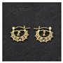 BOBIJOO JEWELRY - Petites boucles d'oreilles Savoyardes 15mm Bébé Enfant Or Diamant