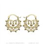 BOBIJOO JEWELRY - Boucles d'oreilles Savoyardes 25mm Enfant Adulte Or Diamant