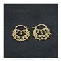 BOBIJOO JEWELRY - Boucles d'oreilles Savoyardes 25mm Enfant Adulte Or Diamant