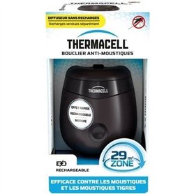 Bouclier anti-moustiques - THERMACELL - Diffuseur - Rechargeable - Noir