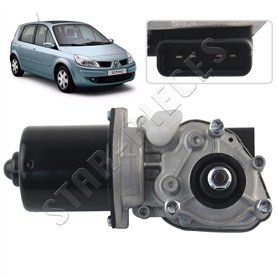 Moteur d'essuie glace compatible pour Scenic 2 et Grand Scenic 2 (2003-2009) 7701056003