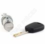 Serrure de porte compatible pour Citroen C2, C3 et C3 Pluriel (2002-2011) avant gauche (conducteur) Barillet de porte avec doubl