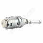 Serrure de porte compatible pour Citroen C2, C3 et C3 Pluriel (2002-2011) avant gauche (conducteur) Barillet de porte avec doubl