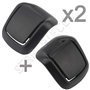 STARKIT PERFORMANCE Lot de 2 poignées de siège compatible pour Ford Fiesta et Fusion (2002-2008) poignées inclinables avant gauc