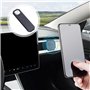 Support Porte Telephone Pour Tesla Model X Model 3 et Tous Ecrans de Voiture Type Tablette - Aimants Magnetique -Reglable - Port