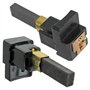SPARES2GO Paire de balais de charbon moteur compatible avec Dyson Aspirateur DC29 DC32 DC33 (Paquet de 2, avec boîtier de brosse