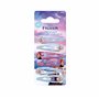 DISNEY Frozen II - Lot de 6 Pinces Clic Clacs à l'Éffigie d'Elsa et Anna - La Reine des Neiges - Tous Types de Cheveux - Bijoux 