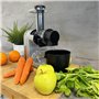 Extracteur de jus de fruits pressés à Froid Machine SPEZIA H36cm 200W avec moteur silencieux et fonction d'inversion