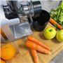 Extracteur de jus de fruits pressés à Froid Machine SPEZIA H36cm 200W avec moteur silencieux et fonction d'inversion