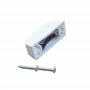 Lot de 4 Bloqueurs de Manivelle Magnétique Blancs pour Volets Roulants - Support Mural Aimanté - Fixation et utilisation Facile 