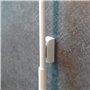 Lot de 4 Bloqueurs de Manivelle Magnétique Blancs pour Volets Roulants - Support Mural Aimanté - Fixation et utilisation Facile 