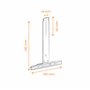 Lot de 10 Attaches souples à clipser - Ressort de Suspension pour fixation de tablier - Verrou attache tablier - Fabrication et 