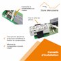 Condensateur 3,5 uF à connecteurs - Pour moteur de volet roulant Bubendorff - Cylindrique pour réparation - Haute qualité et lon