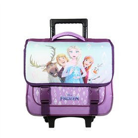Bagtrotter Cartable à roulettes 38 cm La Reine des Neiges/Frozen Violet
