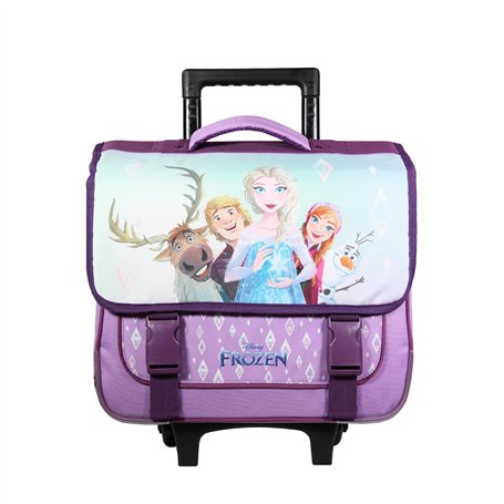 Bagtrotter Cartable à roulettes 38 cm La Reine des Neiges/Frozen Violet