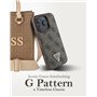Guess Coque pour iPhone 16 Pro [sous licence officielle] par CG MOBILE | Étui en cuir synthétique avec logo en métal et strass |