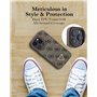 Guess Coque pour iPhone 16 Pro [sous licence officielle] par CG MOBILE | Étui en cuir synthétique avec logo en métal et strass |