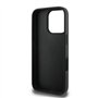 CG MOBILE Guess Coque Rigide en Cuir PU 4G avec Bande inférieure pour iPhone 16 Pro Max, matériau de qualité supérieure, Protect