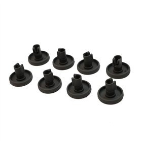 SOS Accessoire Lot de 8 roulettes panier inférieur pour Lave-vaisselle 50286965004 AEG
