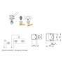 cyclingcolors Interrupteur contacteur de porte 12V CC 2A 220-240V 50Hz s'active à l'ouverture Commutateur Placard Armoire Eclair