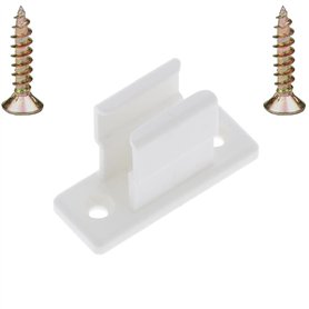 cyclingcolors Clip bloqueur de manivelle volet Roulant Blanc Support Guide Manette Plastique 13mm Universel fenêtre Mur à Visser