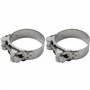 cyclingcolors 2x Collier échappement serrage compatible avec 32-35mm lg 20mm acier inoxydable A2 AISI304 pot silencieux fixation