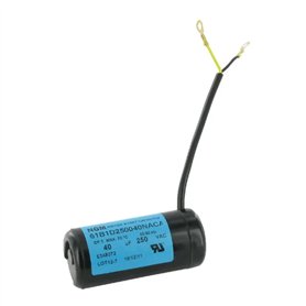 cyclingcolors Condensateur de démarrage universel avec câble 2 fils 40µF 250V Ø37mm longueur 82mm Permanent Moteur Appareils Ele