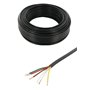 cyclingcolors Câble de remorque 5 fils 12 / 24V 12A câble électrique 5 conducteurs PVC noir Caravane Camion Automobile Véhicule