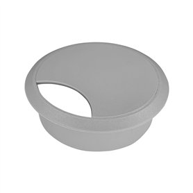 cyclingcolors 1x Passe câble Bureau Table Fil diamètre 70mm encastrable Cordon Prise Ordinateur écran Accessoire ameublement (Gr