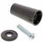 cyclingcolors 2x Butée d'arrêt de lame finale de volet roulant cône Ø22mm longueur 40mm en PVC avec rondelle et vis Store Fenêtr