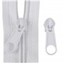 cyclingcolors 10x Curseur N°3 Non Verrouillable pour Fermeture éclair à Glissière Spirale Zipper Tirette Métal idéal Jupe Vêteme