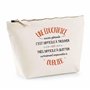 Trousse Une Éducatrice Aussi géniale | Pochette Toilette Maquillage Idée Sac Cadeau