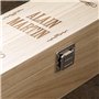 CADEAUX.COM - Caisse À Vin En Bois Personnalisée Pour Un Stéphane - Personnalisé Caisse à vin + AOC Saint Estephe - Beau Site - 