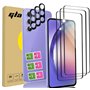Compatible avec Samsung galaxy A05 – Protection 3+3 : écran + objectif caméra verre trempé haute définition + lentilles caméra p