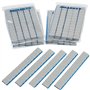 50 Haskyy masses d'équilibrage I poids autocollants en acier I 50x barre adhésive avec rebord détachable 12*5g I zinguées et pla