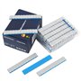 50 Haskyy masses d'équilibrage I poids autocollants en acier I 50x barre adhésive avec rebord détachable 12*5g I zinguées et pla