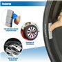 50 Haskyy masses d'équilibrage I poids autocollants en acier I 50x barre adhésive avec rebord détachable 12*5g I zinguées et pla